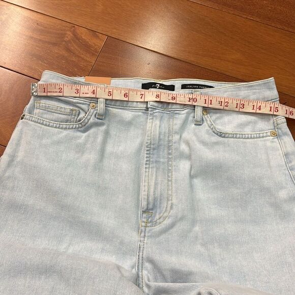 NWT 7 For All Mankind Women's Uhr Cropped Jo Jeans size 31 - Picture 9 of 12